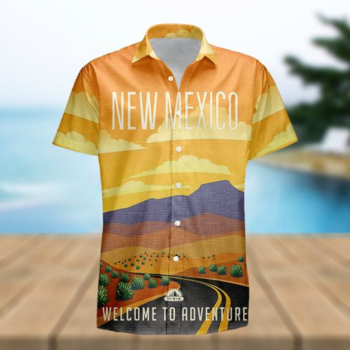 New Mexico Retro Style Travel Summer 3D Hawaiian Shirt Gift For Men And Women Fans