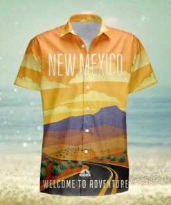 New Mexico Retro Style Travel Summer 3D Hawaiian Shirt Gift For Men And Women Fans