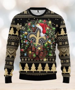 New Orleans Saints Christmas Ugly Sweater