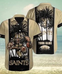 New Orleans Saints Hawaiian Shirt Nfl Football Custom Name Hawaiian Shirt Man