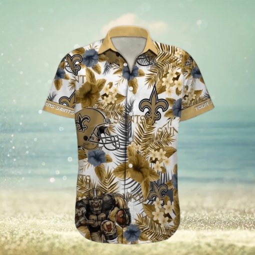 New Orleans Saints Hawaiian Shirt Nfl Football Personalized Aloha Hawaiian Shirt For Mens Womens