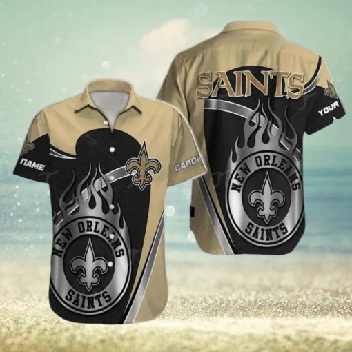 New Orleans Saints Hawaiian Shirt Nfl Football Personalized Aloha Hawaiian Shirt