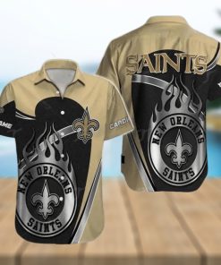 New Orleans Saints Hawaiian Shirt Nfl Football Personalized Aloha Hawaiian Shirt