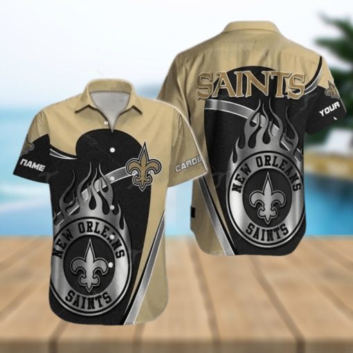 New Orleans Saints Hawaiian Shirt Nfl Football Personalized Aloha Hawaiian Shirt