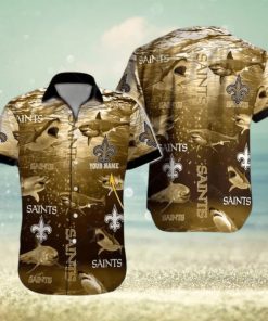 New Orleans Saints Nfl Hawaii Shirt Nfl Football Custom Name Cheap For Mens Womens