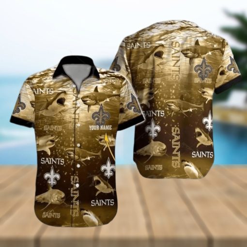 New Orleans Saints Nfl Hawaii Shirt Nfl Football Custom Name Cheap For Mens Womens