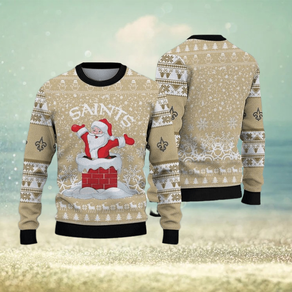 New Orleans Saints Christmas Ugly Sweater Grinch Show Your Team Spirit