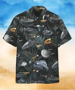 New Star Trek Hawaiian Shirt Space Ships Mens Star Trek Hawaiian Shirt