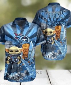 New Tennessee Titans Baby Yoda Star Wars Hawaiian Shirt