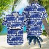 New York Giants NFL Flower All Over Printed Hawaiian Shirt