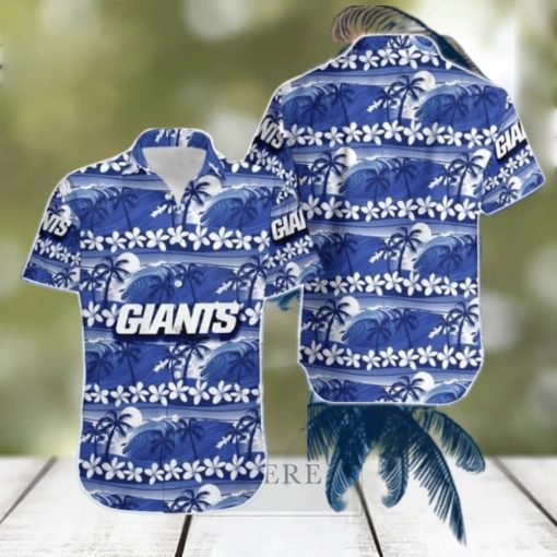 New York Giants Coconut Trees NFL Gift For Fan Hawaii Shirt