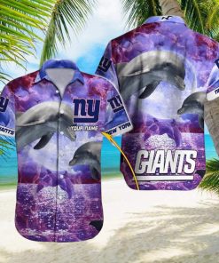 New York Giants Hawaiian Shirt Nfl Football Personalized Cheap Button Up Hawaiian Shirt