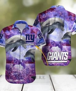 New York Giants Hawaiian Shirt Nfl Football Personalized Cheap Button Up Hawaiian Shirt