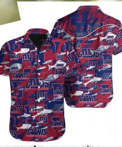 New York Giants Hawaiian Shirt Nfl Football Print Personalized Aloha Hawaiian Shirt