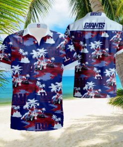 New York Giants Tropical Beach Hawaiian Shirt