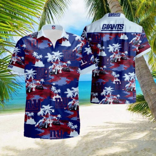 New York Giants Tropical Beach Hawaiian Shirt