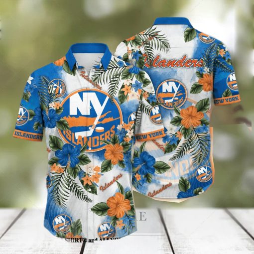 New York Islanders NHL Floral Full Printing 3D Hawaiian Shirt