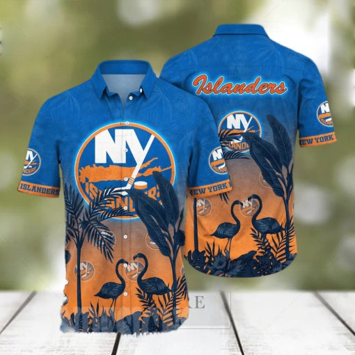 New York Islanders NHL Flower Classic Full Printing Hawaiian Shirt