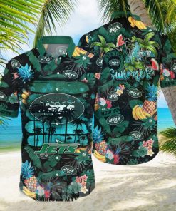 New York Jets NFL Floral All Over Print Classic Hawaiian Shirt