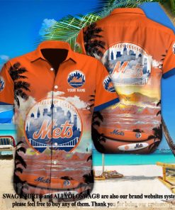 New York Mets MLB Custom Unisex All Over Printed Hawaiian Shirt