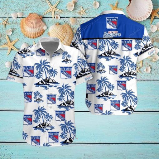 New York Rangers Summer Shirt Hawaiian Shirt