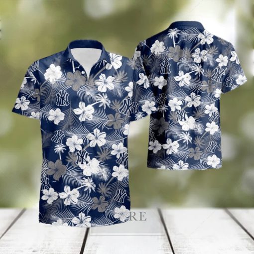 New York Yankees Mlb Hawaiian Shirt And Shorts Summer Gift For Fans hawaiian shirt