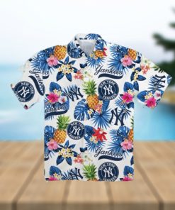 New York Yankees Pineapple Aloha Hawaiian Shirt