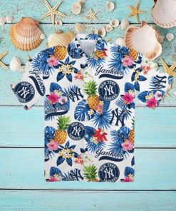 New York Yankees Pineapple Aloha Hawaiian Shirt