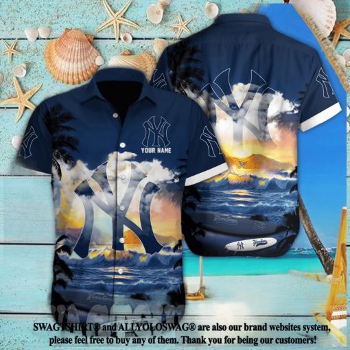 NewYork Yankees MLB Custom Classic All Over Print Hawaiian Shirt