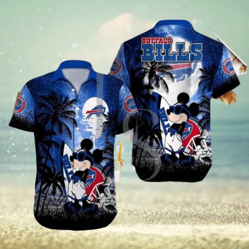 Nfl Buffalo Bills Hawaiian Shirt Disney Mickey Mouse Palm Tree