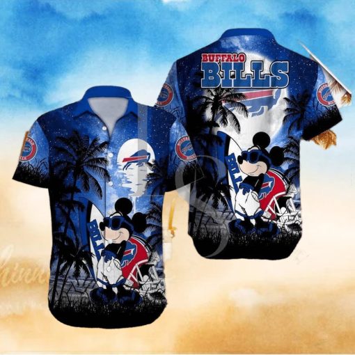 Nfl Buffalo Bills Hawaiian Shirt Disney Mickey Mouse Palm Tree