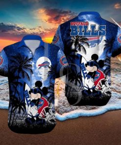 Nfl Buffalo Bills Hawaiian Shirt Disney Mickey Mouse Palm Tree