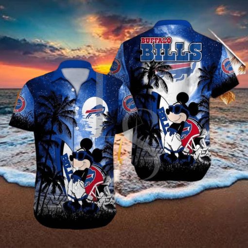 Nfl Buffalo Bills Hawaiian Shirt Disney Mickey Mouse Palm Tree