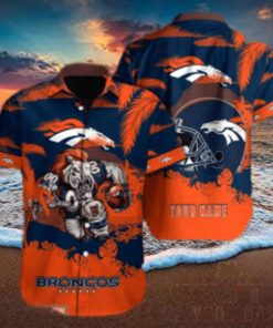 Nfl Denver Broncos Hawaiian Shirt Mascot Customize