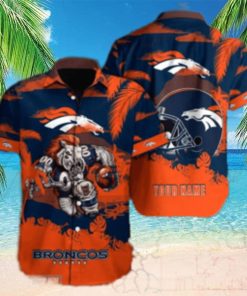 Nfl Denver Broncos Hawaiian Shirt Mascot Customize