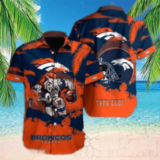 Nfl Denver Broncos Hawaiian Shirt Mascot Customize