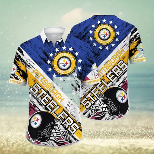 Nfl Hawaiian Shirt Pittsburgh Steelers And Tshirt Rugby Helmet