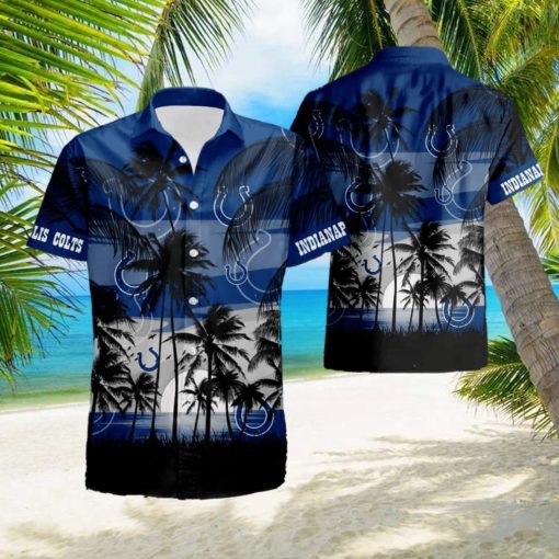 Nfl Indianapolis Colts Tropical Hawaiian Shirt And Shorts Summer Gift For Fans hawaiian shirt