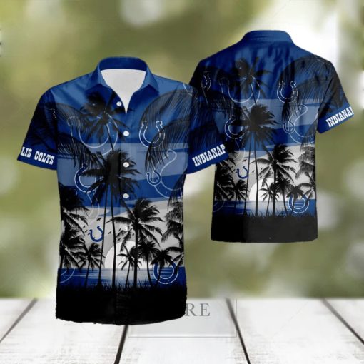 Nfl Indianapolis Colts Tropical Hawaiian Shirt And Shorts Summer Gift For Fans hawaiian shirt