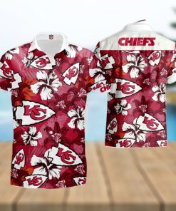 Nfl Kansas City Chiefs Short Sleeve Aloha Hawaiian Shirt