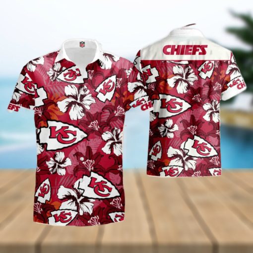 Nfl Kansas City Chiefs Short Sleeve Aloha Hawaiian Shirt