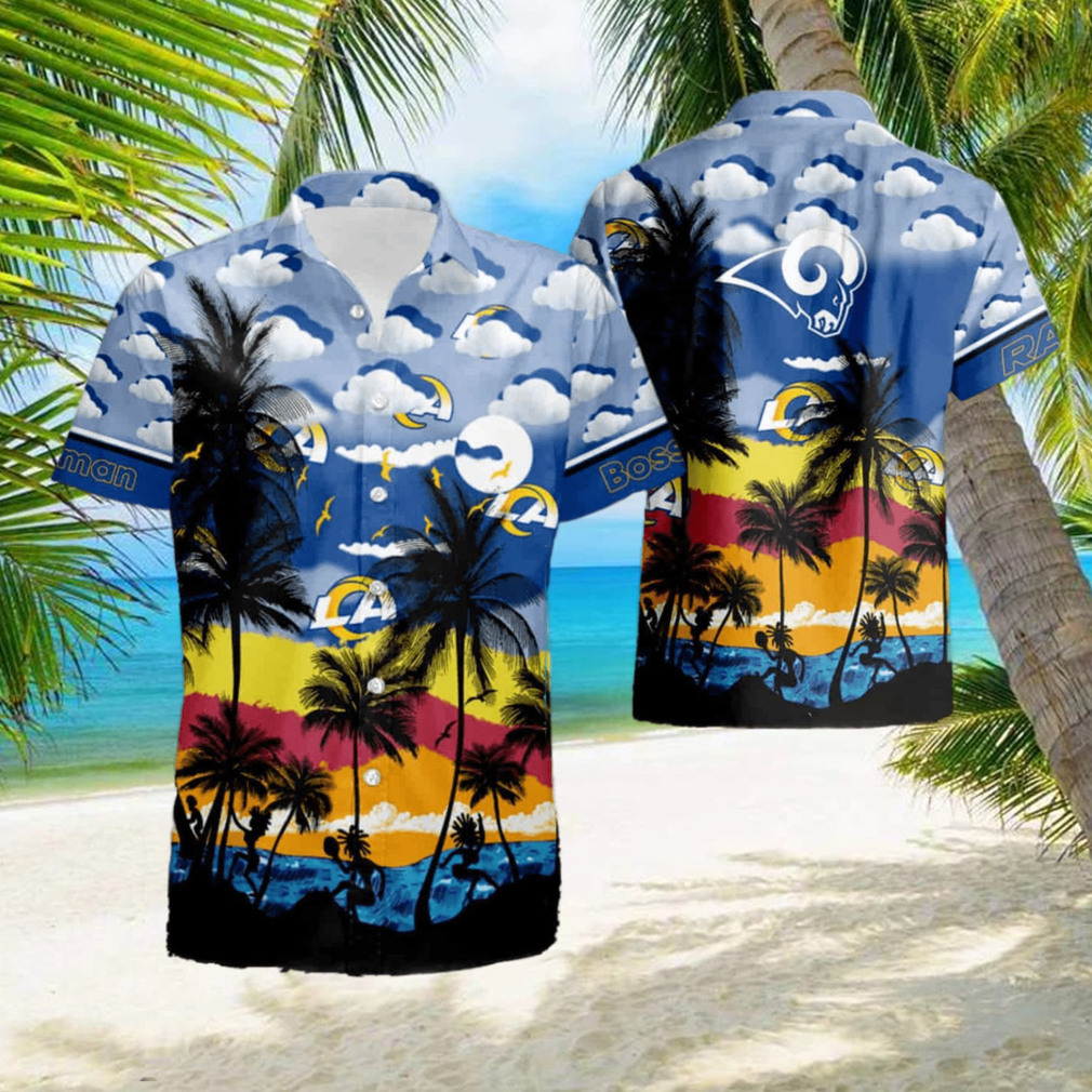 Los Angeles Rams Mickey Mouse Hawaiian Shirt,Short