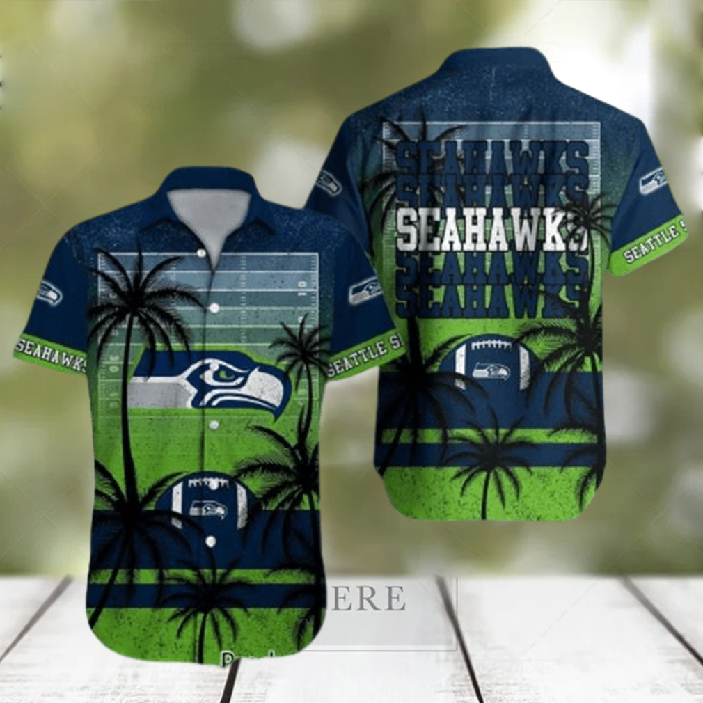 NFL Seattle Seahawks Skull Halloween Tropical Vibes Meet Football