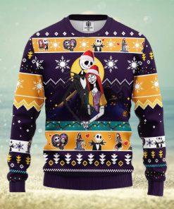 Nightmare Before Christmas Jack Skellington Sally Ugly Christmas Sweater For Men Women