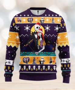 Nightmare Before Christmas Jack Skellington Sally Ugly Christmas Sweater For Men Women