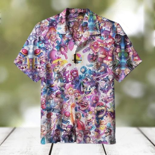 Nintendo Game Characters Collection Pokemon Hawaiian Shirt