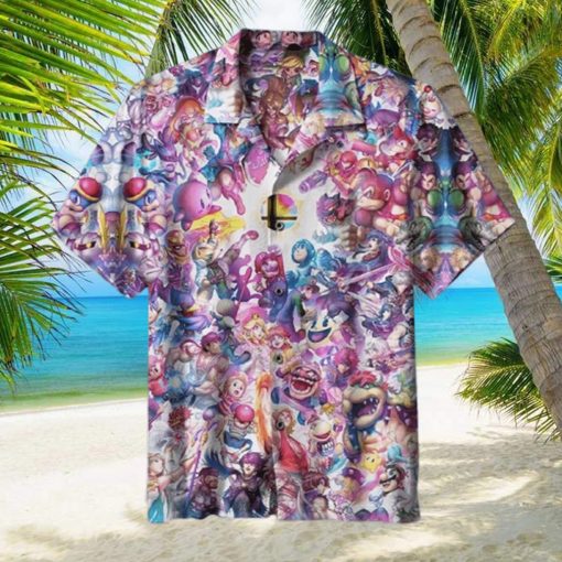 Nintendo Game Characters Collection Pokemon Hawaiian Shirt