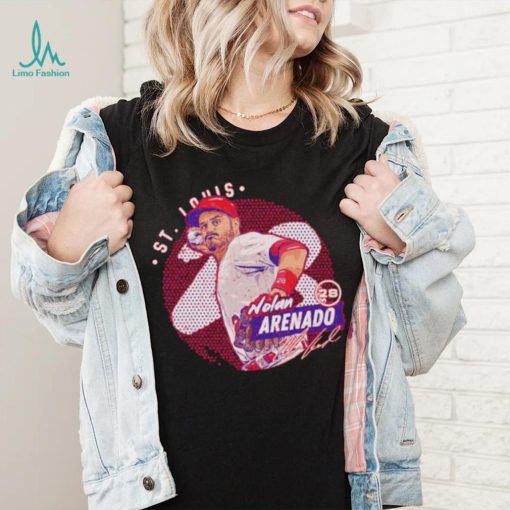 Nolan Arenado St. Louis Dots Baseball Shirt