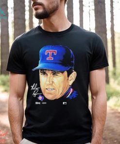 Nolan Ryan Big Face And Spell out Shirt