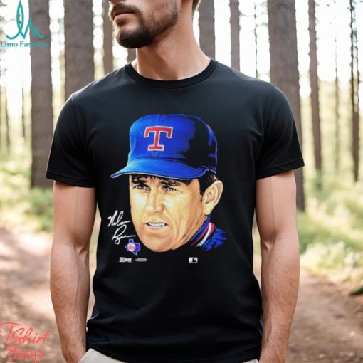 Nolan Ryan Big Face And Spell out Shirt